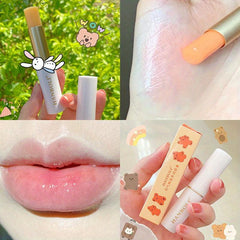 4 Flavors Natural Luster Lip Balm Moisturizing Lip Gloss for Women and Girls