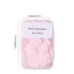 300 Pcs Portable Soap Paper Antibacterial Hand Washing Sheet