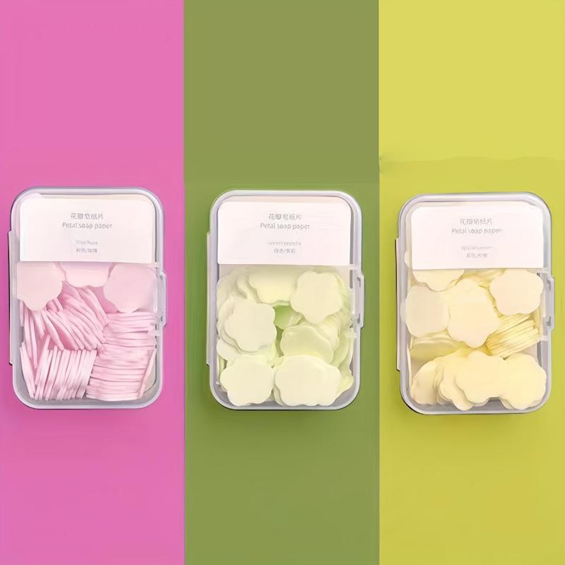 300 Pcs Portable Soap Paper Antibacterial Hand Washing Sheet