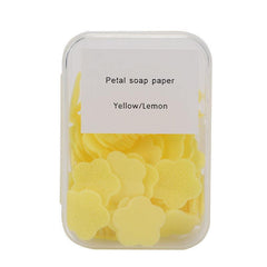 100 Pcs Box Paper Cleaning Soaps Portable Hand Wash Soap Papers
