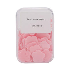 100 Pcs Box Paper Cleaning Soaps Portable Hand Wash Soap Papers