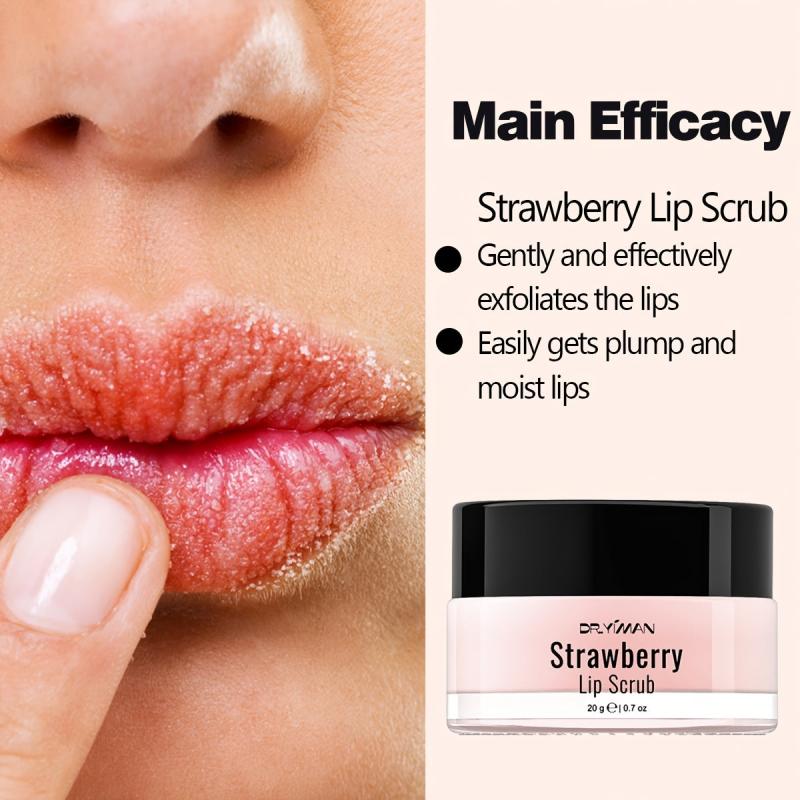 Strawberry Lip Scrub Hydrating Sleep Glow Lip Balm