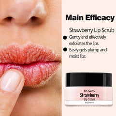 Strawberry Lip Scrub Hydrating Sleep Glow Lip Balm