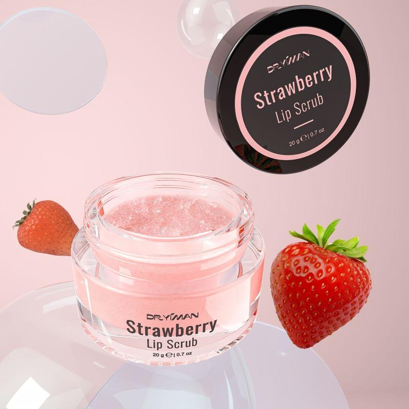 Strawberry Lip Scrub Hydrating Sleep Glow Lip Balm