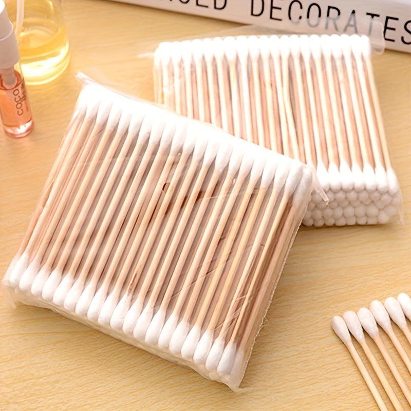 300Pcs Disposable Cotton Swab For Ear Cleaning And Make Up