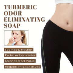 Turmeric Cleansing Soap for Women, Gentle and Moisturizing Body Cleanser