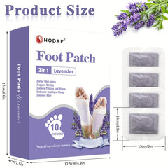 Japanese Lavender Foot Pads for Stress Relief & Better Sleep