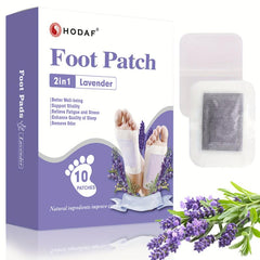 Japanese Lavender Foot Pads for Stress Relief & Better Sleep