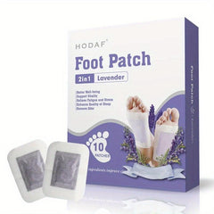 Japanese Lavender Foot Pads for Stress Relief & Better Sleep