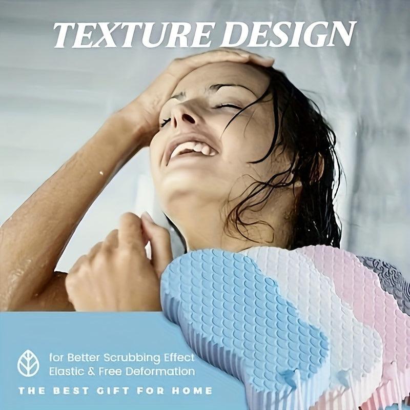 Soft Exfoliating Bath Sponge and Shower Brush