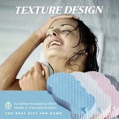Soft Exfoliating Bath Sponge and Shower Brush