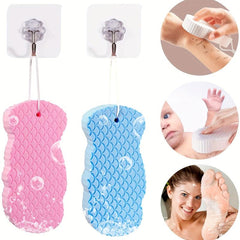 Soft Exfoliating Bath Sponge and Shower Brush