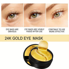 Golden Eye Masks Moisturize Refine Pores Firm Skin