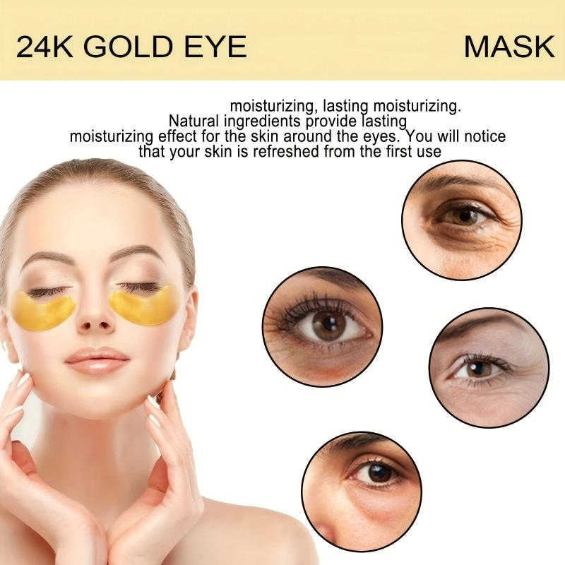 Golden Eye Masks Moisturize Refine Pores Firm Skin
