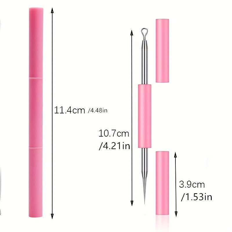 Double Headed Stainless Steel Acne Needle for Blackhead Removal