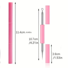 Double Headed Stainless Steel Acne Needle for Blackhead Removal