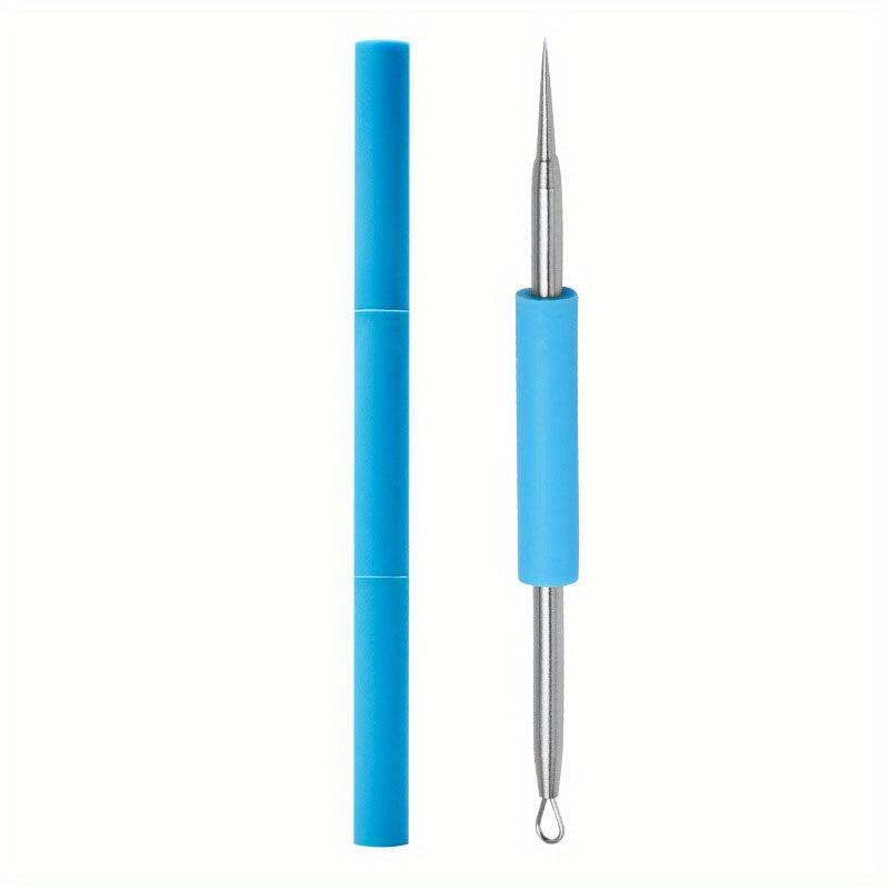 Double Headed Stainless Steel Acne Needle for Blackhead Removal