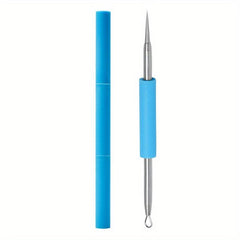 Double Headed Stainless Steel Acne Needle for Blackhead Removal