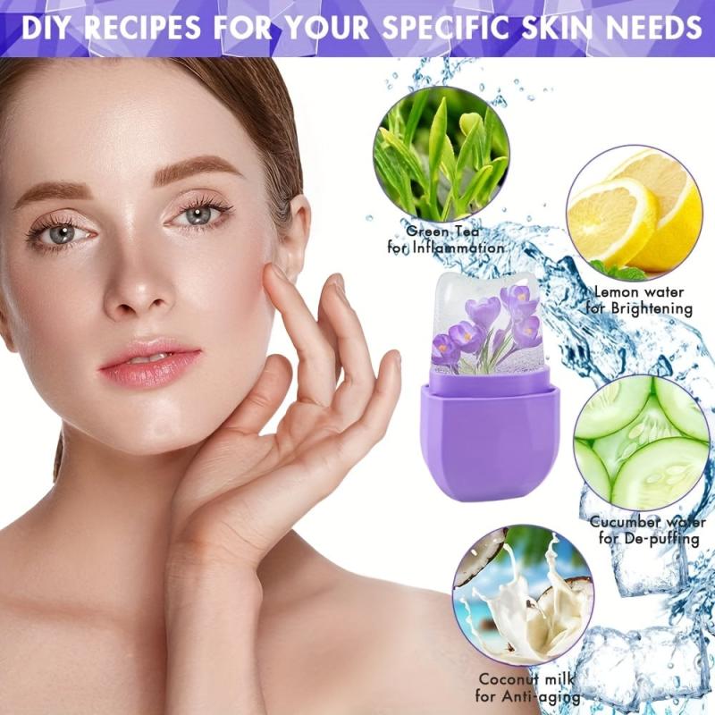 Skin-friendly Silicone Ice Tray Mold for Cooling Face and Body
