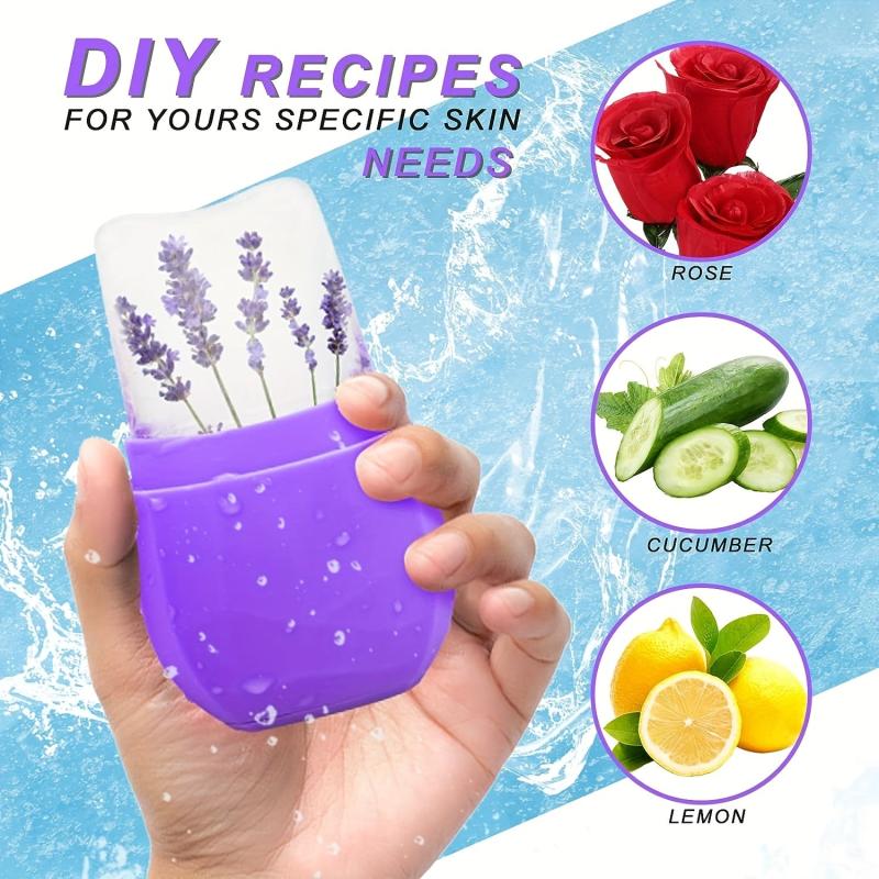Skin-friendly Silicone Ice Tray Mold for Cooling Face and Body