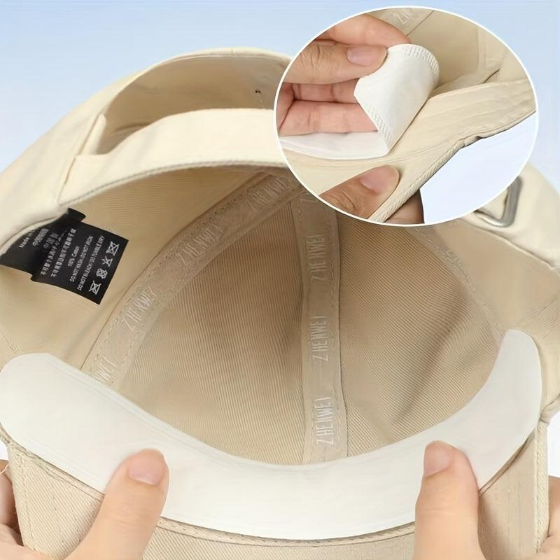 10pcs Hat Sweat Sticker Absorbent Sweat Pad Disposable Sweat Liner