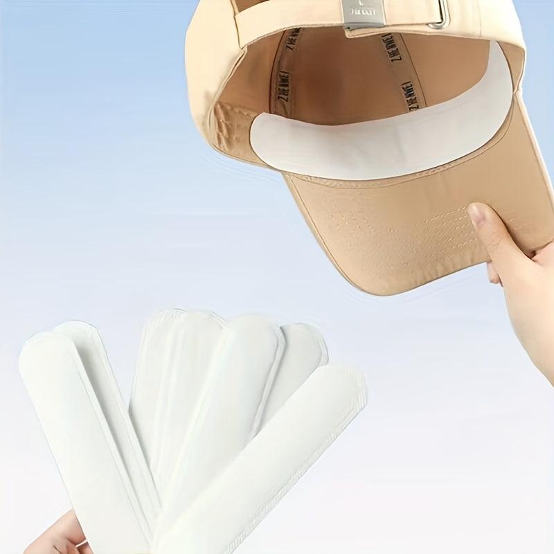 10pcs Hat Sweat Sticker Absorbent Sweat Pad Disposable Sweat Liner