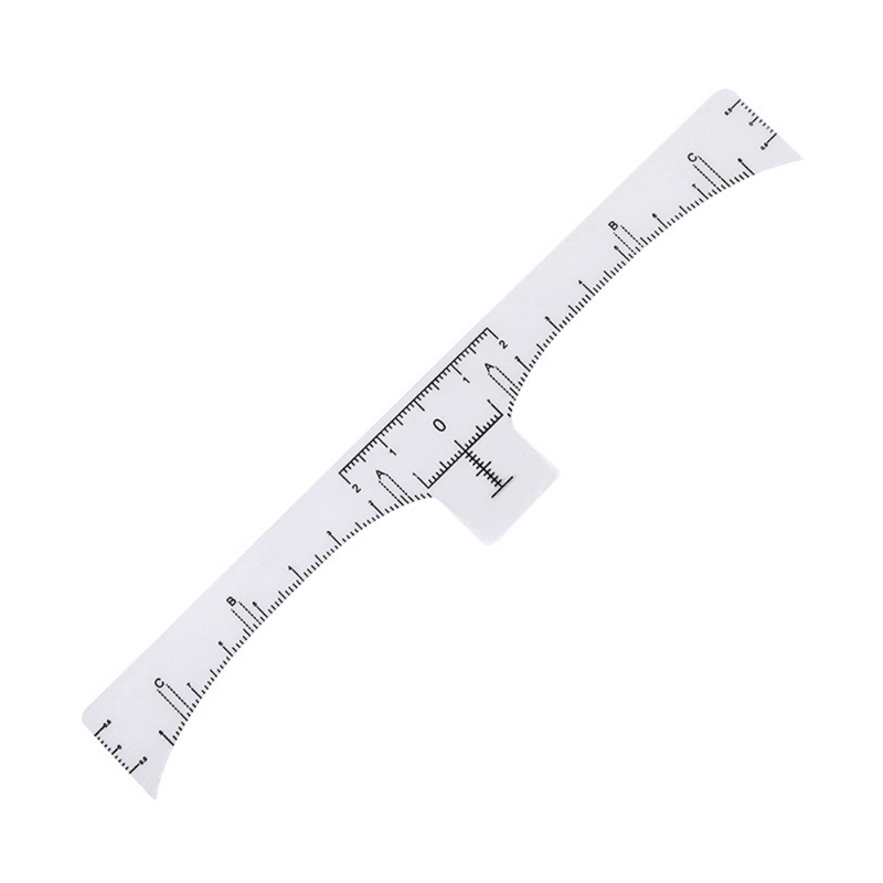 50pcs Disposable Microblading Eyebrow Rulers Tattoo Measureing Tool