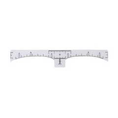 50pcs Disposable Microblading Eyebrow Rulers Tattoo Measureing Tool
