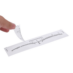 50pcs Disposable Microblading Eyebrow Rulers Tattoo Measureing Tool