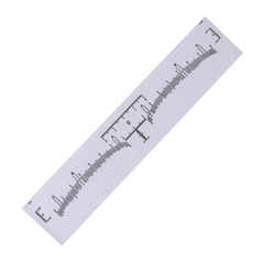 50pcs Disposable Microblading Eyebrow Rulers Tattoo Measureing Tool