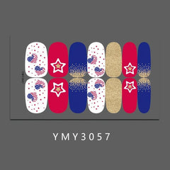 Independence Nail Polish Stickers for Women and Girls