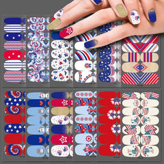 Independence Nail Polish Stickers for Women and Girls