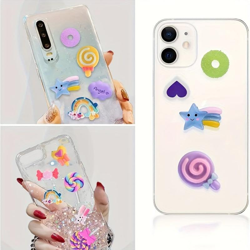 Mixed Slime Charms Hair Pins Nails Kawaii Candy Sweets Lollipop Embellishments
