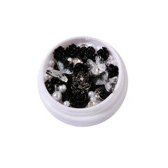 3D Nail Charms Butterfly Shapes Rhinestones for Acrylic Nails