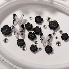 3D Nail Charms Butterfly Shapes Rhinestones for Acrylic Nails