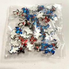 50pcs Halloween Bat Flat Back Nail Art Rhinestones Resin Nail Art Supplies