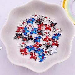 50pcs Halloween Bat Flat Back Nail Art Rhinestones Resin Nail Art Supplies