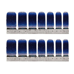 Y2K Gradient Glitter Nail Polish Stickers Self Adhesive Manicure Decal Strips