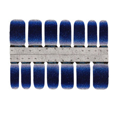 Y2K Gradient Glitter Nail Polish Stickers Self Adhesive Manicure Decal Strips