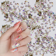 100pcs Flat Back Nail Art Rhinestones for DIY or Nail Salons