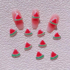 10 Pcs 3D Strawberries Nail Accessory Nail Charms For DIY