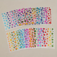 3D Christmas Laser Snowflake Nail Art Stickers