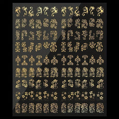 Flower Nail Art Stickers Self Adhesive Decals For Nail Art Decoration