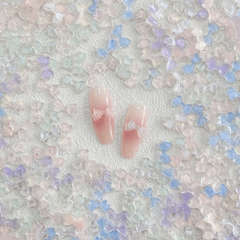 Aurora Glitter 3D Bowknot Nails Jewelry DIY Resin Manicure Decals