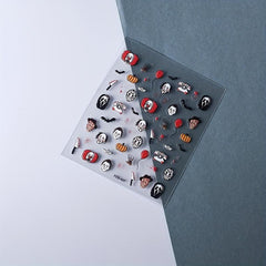 Halloween Nail Art Stickers 5D Stereoscopic Embossed