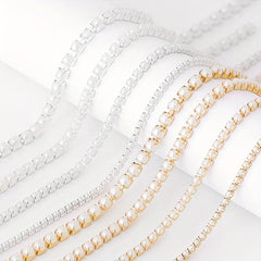 Pearl Chain Nail Art Decoration DIY Manicure