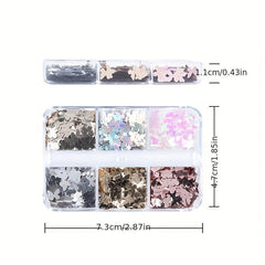Butterfly Nail Art Sequins 3D Holographic Glitter Flakes