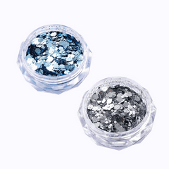 3D Holographic Nail Art Chunky Sequins Glitter