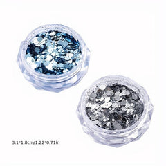 3D Holographic Nail Art Chunky Sequins Glitter