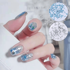 3D Holographic Nail Art Chunky Sequins Glitter